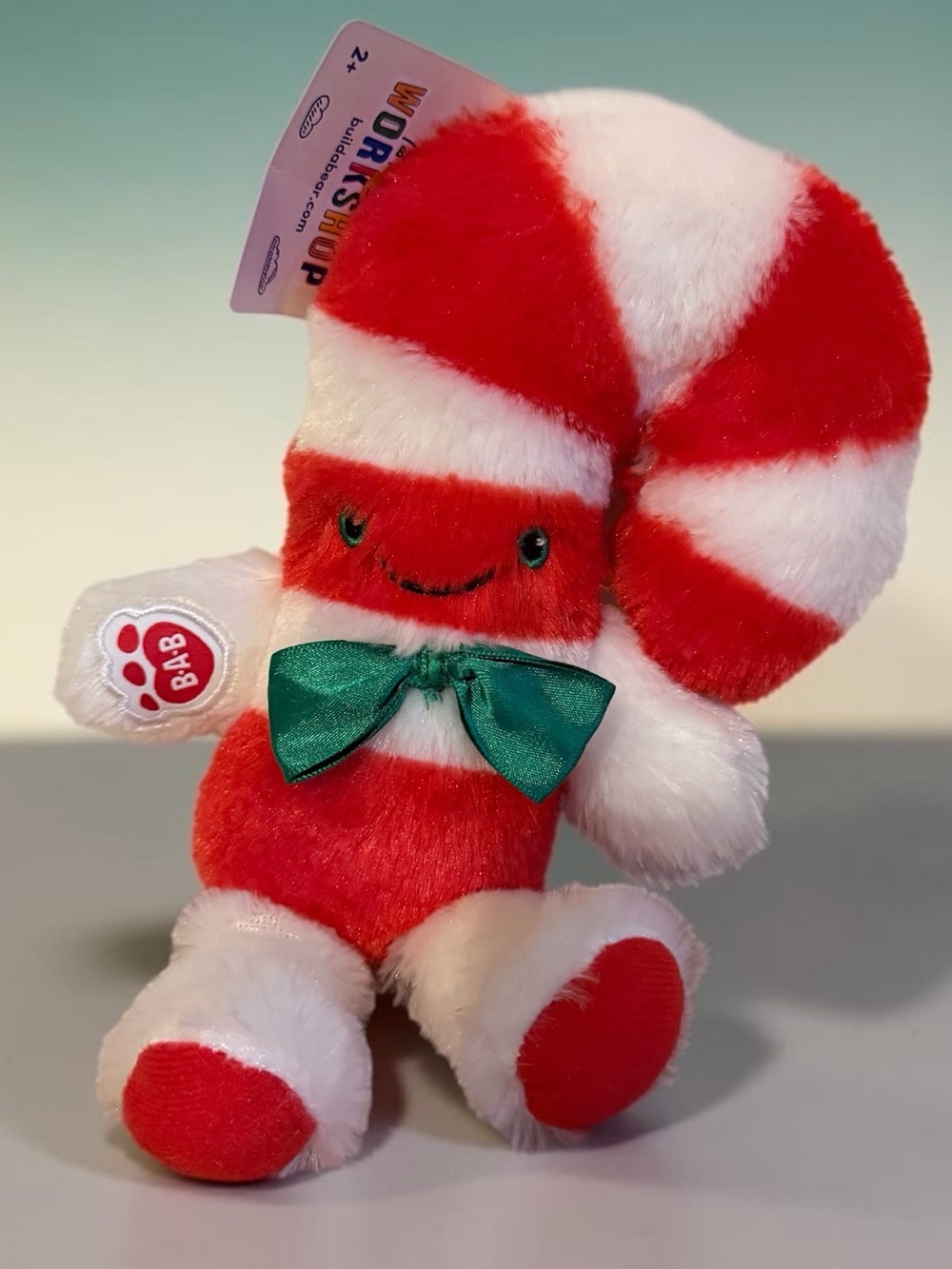 Build a Bear Buddies 9" Small Fry Candy Cane NWT